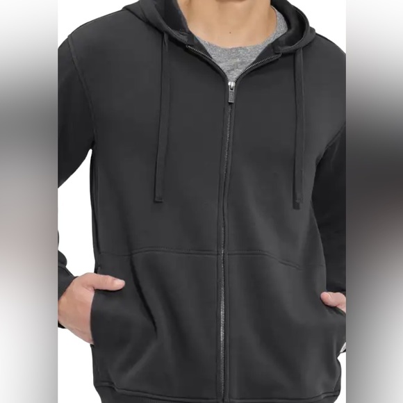 Men’s UGG Gordon Zipped Hoodie Jacket in Black-Fleece-lined-Size Extra Large - Picture 8 of 8